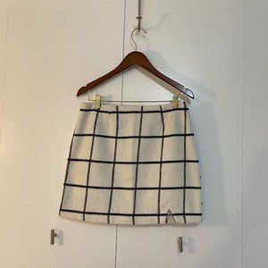 Lulus Plaid Mini Skirt- Medium